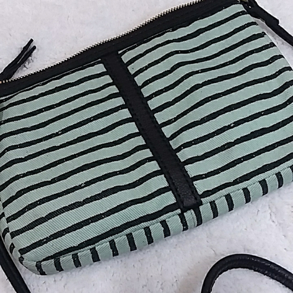 Fossil Stripe Canvas Crossbody Bag - image 3